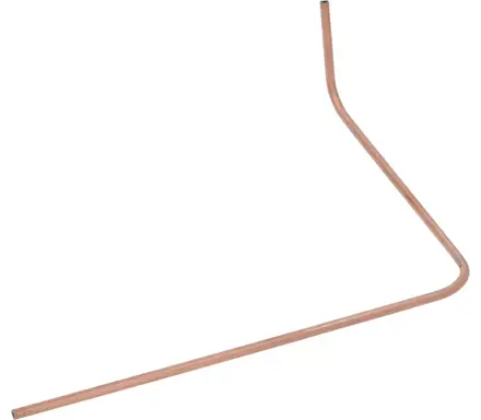Měděná trubice průměr 4 mm tvarovaná pro plynové rozvody