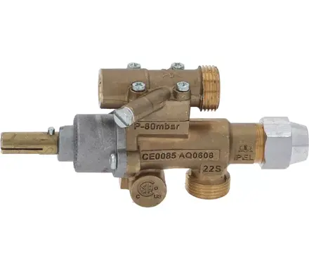 Univerzální plynový ventil s pilotem, připojení M20x1,5 mm