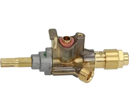 Plynový ventil s výstupem 1/4" (8x6,5 mm) kompatibilní s Technoinox a Zanussi