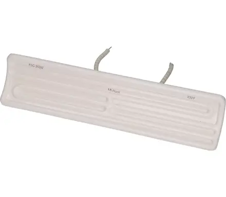 Keramické topné těleso 500 W, rozměr 245 x 60 mm, napětí 230 V
