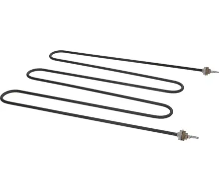 Topné těleso 2500 W pro salamander, rozměry 425 × 260 mm