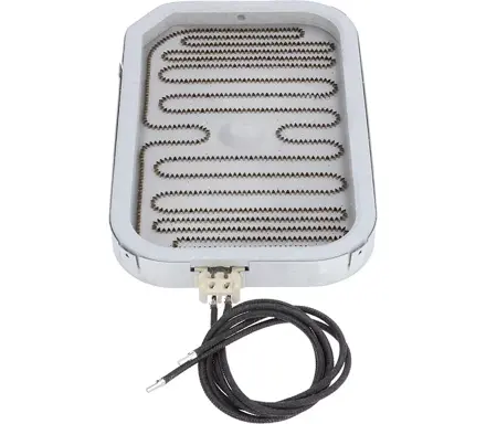 Topné těleso 1500 W pro salamander, rozměry 265 × 165 mm