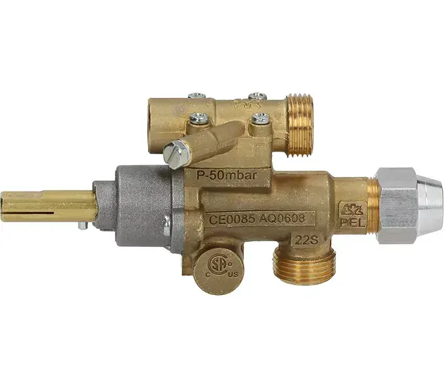 Plynový ventil s pilotem a připojením M20x1,5 mm, kompatibilní s Angelo Po