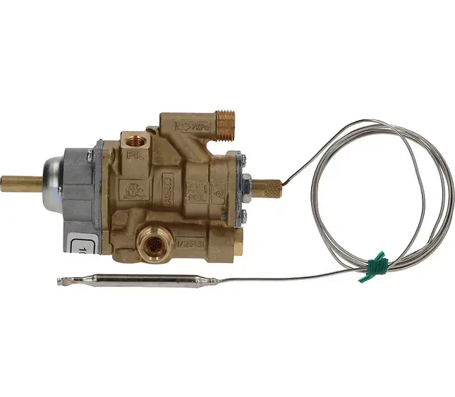 Termostatický plynový ventil s čidlem 6 × 100 mm kompatibilní s Bertos, Hobart a Lotus