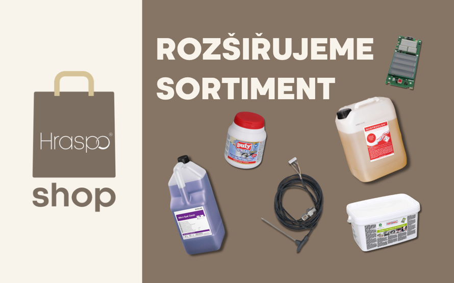 Rozšiřujeme sortiment