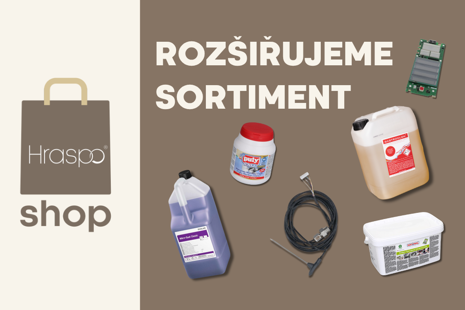 Rozšiřujeme sortiment
